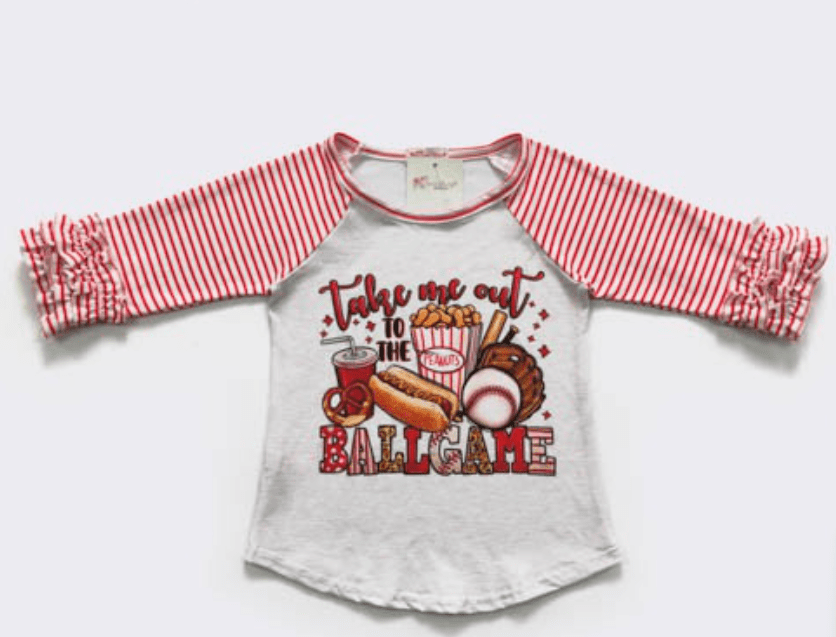 Take Me Out to the Ballgame Raglan